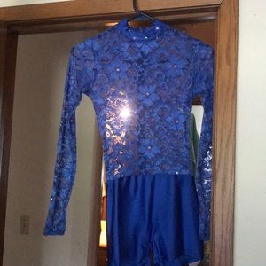 Custom Made Pom costume for dance competition